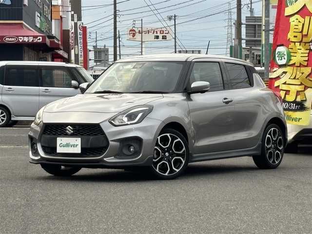 スズキ スイフト スポーツ セーフティPKG 愛知県 2019(令1)年 5.6万km プレミアムシルバーメタリック /禁煙//ワンオーナー//純正ナビ//CD/DVD/BT/MSV/USB/フルセグ//バックカメラ//全方位カメラ//前方ドラレコ//純正17AW//ビルトインETC2.0//ACC/PCS/LDA//横滑り防止装置//D席シートヒーター//ウッドコンビステアリング//ステアリングスイッチ//純正LEDオートライト//フロントフォグ//リアフォグ//電動格納ミラー//バニティミラー//純正フロアマット//スペアスマートキー//新車時保証書//取扱説明書