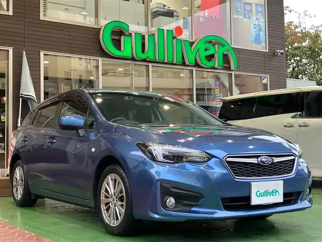 スバル インプレッサ スポーツ 1．6i－Lアイサイト 神奈川県 2018(平30)年 2.5万km クォーツブルーP ワンオーナー/禁煙車両/新車保証書/取扱説明書/アイサイト/純正オプションナビ/フルセグTV・CD・DVDビデオ/SD・Bluetooth/バックカメラ/ETC/ステアリングスイッチ/パドルシフト/HIDヘッドライト/フォグランプ/アイドリングストップ