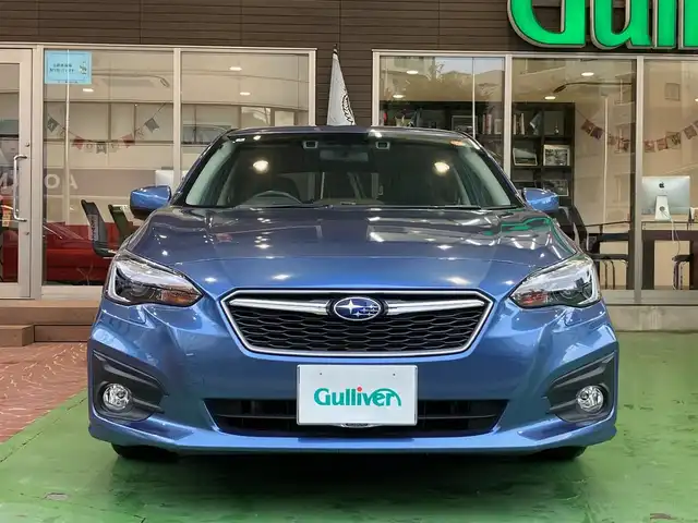 スバル インプレッサ スポーツ 1．6i－Lアイサイト 神奈川県 2018(平30)年 2.5万km クォーツブルーP ワンオーナー/禁煙車両/新車保証書/取扱説明書/アイサイト/純正オプションナビ/フルセグTV・CD・DVDビデオ/SD・Bluetooth/バックカメラ/ETC/ステアリングスイッチ/パドルシフト/HIDヘッドライト/フォグランプ/アイドリングストップ