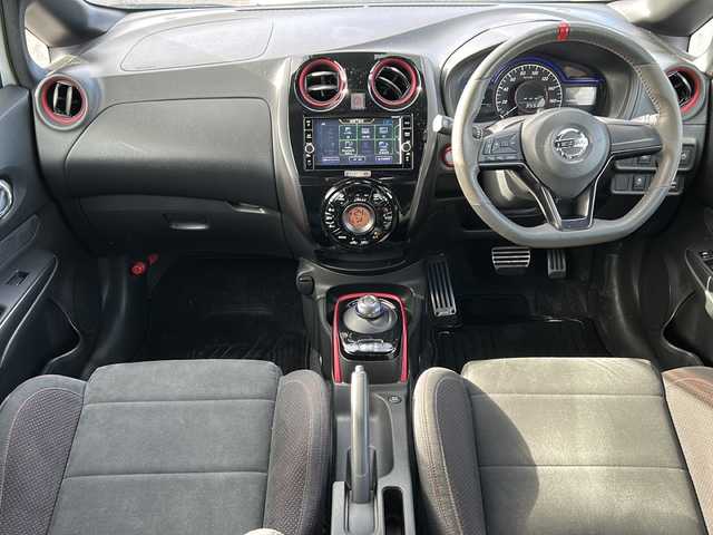 日産 ノート e－パワー ニスモ 山口県 2018(平30)年 7万km ホワイト ワンオーナー　/全方位カメラ　/デジタルインナーミラー/純正７型ナビ　/AM/FM/CD/DVD/AUX/Bluetooth/フルセグTV/前後コーナーセンサー　/ＬＥＤヘッドライト　/レーンキープアシスト　/衝突被害軽減ブレーキ　/オートライト　/純正フロアマット　/ドラレコ　/ＥＴＣ