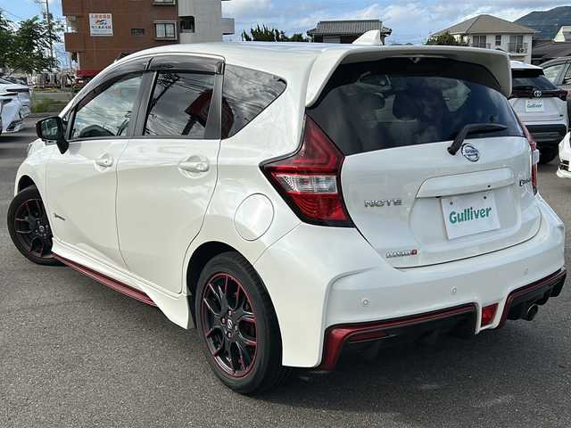 日産 ノート e－パワー ニスモ 山口県 2018(平30)年 7万km ホワイト ワンオーナー　/全方位カメラ　/デジタルインナーミラー/純正７型ナビ　/AM/FM/CD/DVD/AUX/Bluetooth/フルセグTV/前後コーナーセンサー　/ＬＥＤヘッドライト　/レーンキープアシスト　/衝突被害軽減ブレーキ　/オートライト　/純正フロアマット　/ドラレコ　/ＥＴＣ