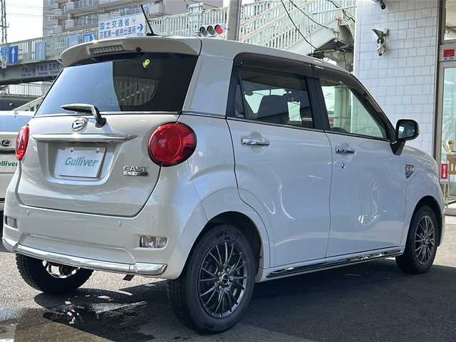 ダイハツ キャスト スタイル GプライムコレSAⅡ 京都府 2017(平29)年 9.7万km パールホワイトⅢ ワンオーナー/Panasonicナビ/ (CN-RE03WD)/Bluetooth Audio/CD/DVD/フルセグTV/バックカメラ/スマートアシスト2/車線逸脱警報機能/横滑り防止機能/前方ドライブレコーダー/シートヒーター(D＋N席)/ステアリングスイッチ/オートリトラクタブルミラー/電動格納ミラー/オートライト/純正ドアバイザー/純正フロアマット/保証書/取扱説明書/ナビ取扱説明書/スマートキースペア