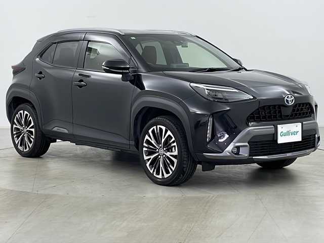 トヨタ ヤリスクロス ハイブリッド Z アドベンチャー 道央・札幌 2023(令5)年 5.1万km ブラックマイカ ・4WD/・ワンオーナー/・純正ナビ&BT&AppleCarplay&AndroidAuto/・バックカメラ/・パワーバックドア/・トヨタセーフティセンス/・レーダークルーズコントロール/・レーンキープアシスト/・ブラインドスポットモニター/・横滑り防止装置/・コーナーセンサー/・D席パワーシート/・前席シートヒーター/・ハーフレザーシート/・社外前後ドライブレコーダー/・ETC/・純正フロアマット/・LEDヘッドライト/・フォグランプ/・オートライト/・オートマチックハイビーム/・スマートキー