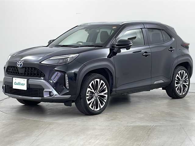 トヨタ ヤリスクロス ハイブリッド Z アドベンチャー 道央・札幌 2023(令5)年 5.1万km ブラックマイカ ・4WD/・ワンオーナー/・純正ナビ&BT&AppleCarplay&AndroidAuto/・バックカメラ/・パワーバックドア/・トヨタセーフティセンス/・レーダークルーズコントロール/・レーンキープアシスト/・ブラインドスポットモニター/・横滑り防止装置/・コーナーセンサー/・D席パワーシート/・前席シートヒーター/・ハーフレザーシート/・社外前後ドライブレコーダー/・ETC/・純正フロアマット/・LEDヘッドライト/・フォグランプ/・オートライト/・オートマチックハイビーム/・スマートキー
