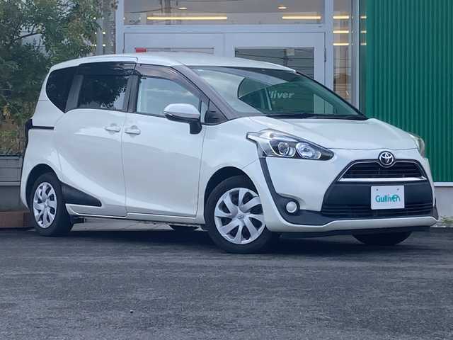 トヨタ シエンタ G 岡山県 2016(平28)年 4.9万km ホワイトパールクリスタルシャイン 純正ナビ　NSCP-W64/ワンセグTV、CD、FM、AM　/ETC/バックカメラ/前後ドライブレコーダー/両側パワースライドドア/スマートキー/プッシュスタート