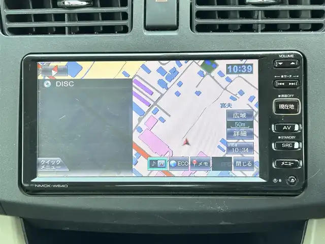 ダイハツ ムーヴ X SA 大分県 2014(平26)年 10.4万km ブライトシルバーメタリック ・純正ナビ/・ワンセグテレビ/・バックカメラ/・スマートキー/・アイドリングストップ/・スマートアシスト/・ETC/・レザーハンドル/・純正ホイール
