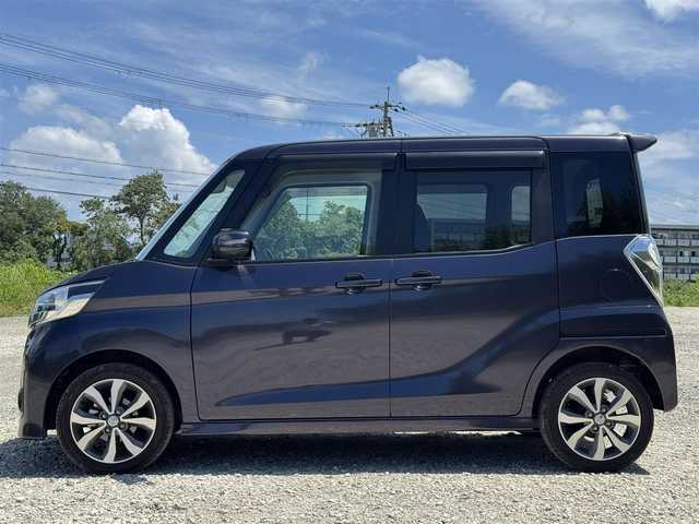 日産 デイズ ルークス ハイウェイスターターボ 兵庫県 2015(平27)年 1.1万km プレミアムパープルP 純正オーディオ/アラウンドビューモニター/両側パワースライドドア/純正15インチAW/キセノンヘッドライト/距離10200km/スマートキー/AUTOライト/アイドリングストップ