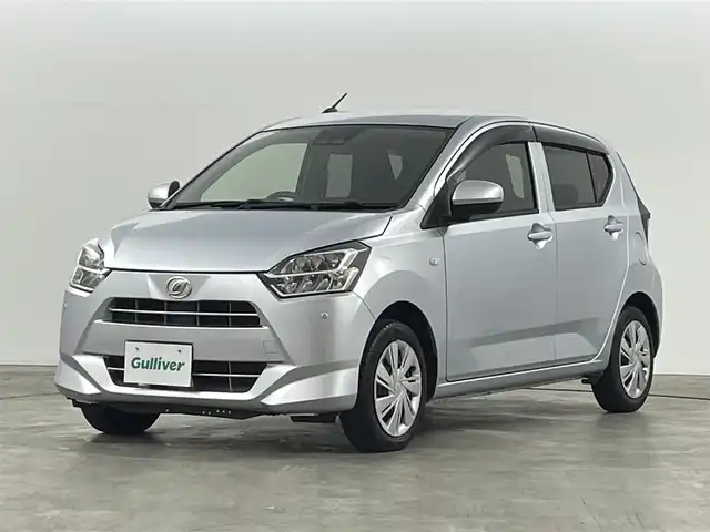 ダイハツ ミラ イース 福島県 2021(令3)年 4.5万km ブライトシルバーメタリック スマートアシストIII/・レーンキープアシスト/・盗難防止装置/・衝突被害軽減システム/・コーナーセンサー/・衝突回避ブレーキ/・誤発進抑制機能/・先行車発進お知らせ機能/CDチェンジャー/・AM/FM/AUX/レザーハンドル/リモコンキー/LEDヘッドライト/・オートライト/・オートマチックハイビーム/・レベライザー/アイドリングストップ/純正フロアマット/ドアバイザー
