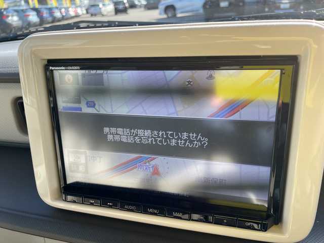 スズキ ラパン L 石川県 2022(令4)年 5.6万km ベージュ 純正８型ナビ　フルセグＴＶ　全方位カメラ　シートヒーター　スマートキー　プッシュスタート　電動ミラー　ベンチシート　スズキセーフティ　クリアランスソナー