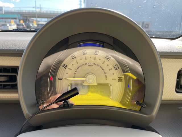 スズキ ラパン L 石川県 2022(令4)年 5.6万km ベージュ 純正８型ナビ　フルセグＴＶ　全方位カメラ　シートヒーター　スマートキー　プッシュスタート　電動ミラー　ベンチシート　スズキセーフティ　クリアランスソナー