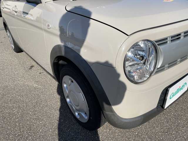 スズキ ラパン L 石川県 2022(令4)年 5.6万km ベージュ 純正８型ナビ　フルセグＴＶ　全方位カメラ　シートヒーター　スマートキー　プッシュスタート　電動ミラー　ベンチシート　スズキセーフティ　クリアランスソナー