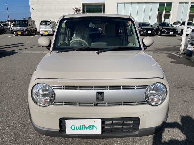 スズキ ラパン L 石川県 2022(令4)年 5.6万km ベージュ 純正８型ナビ　フルセグＴＶ　全方位カメラ　シートヒーター　スマートキー　プッシュスタート　電動ミラー　ベンチシート　スズキセーフティ　クリアランスソナー