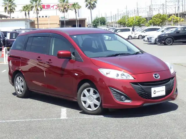 マツダ プレマシー 20CS 千葉県 2011(平23)年 6.1万km カッパーレッドマイカ 左パワースライドドア/純正メモリーナビ/ワンセグTV/【DVD/CD再生機能】/バックカメラ/ETC/フォグライト/スマートキー