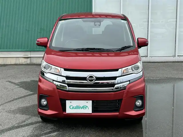 日産 デイズ ハイウェイスターX 福岡県 2016(平28)年 5万km スパークリングレッドM プッシュスタートボタン/スマートキー/純正ナビ/Bluetoothオーディオ/フルセグTV/全方位カメラ/前方ドライブレコーダー/ETC/純正アルミホイール/LEDヘッドライト/ハイビームアシスト