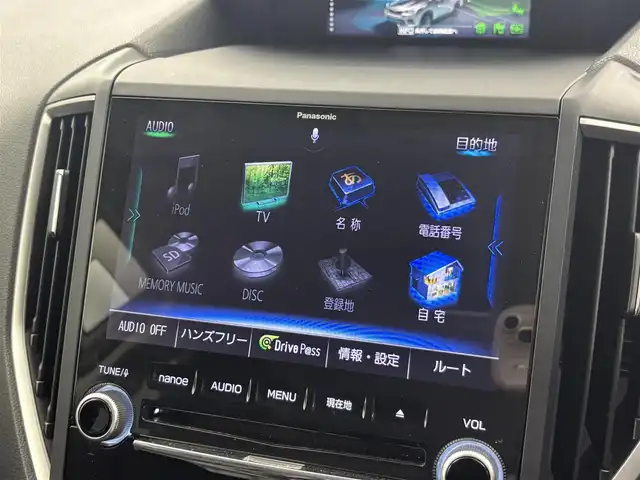 スバル フォレスター ハイブリッド アドバンス 福井県 2019(平31)年 4.2万km クリスタルブラックシリカ アイサイト/純正ナビ（Bluetooth/CD/DVD/フルセグTV)/バック/フロント/サイドカメラ/前方ドライブレコーダー/アダプティブクルーズコントロール/ブラインドスポットモニター/ETC/メモリーシート/パワーシート/シートヒーター/ステアリングヒーター/純正18インチアルミホイール/純正フロアマット/純正ドアバイザー/トノカバー/ルーフレール/LEDヘッドライト/フォグランプ/パドルシフト/プッシュスタート/スマートキー/ステアリングスイッチ/ABS/レーンキープアシスト/横滑り防止装置/衝突被害軽減ブレーキ