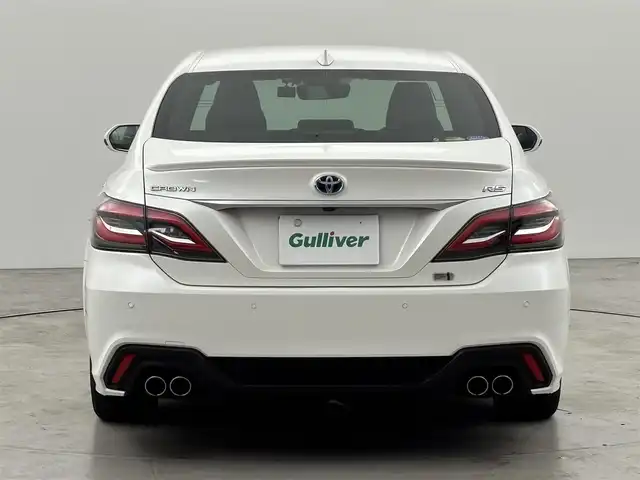トヨタ クラウン ハイブリッド RS アドバンス 福岡県 2020(令2)年 4.7万km ホワイトパールクリスタルシャイン 純正ナビ／フルセグＴＶ　/全方位カメラ　/ビルトインETC２．０　/前方ドライブレコーダー　/レーダークルコン　/コーナーセンサー　/衝突軽減ブレーキ　/レーンキープ　/アクセル踏み間違い防止　/ブラインドスポットモニター　/パーキングアシスト　/パドルシフト　/ヘッドアップディスプレイ/ハーフレザーシート　/シートヒーター　/ステアリングヒーター　/純正１８インチアルミホイール