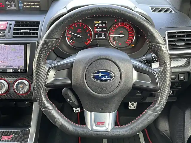 スバル ＷＲＸ ＳＴＩ STI タイプS 青森県 2015(平27)年 7.5万km WRブルーパール ・タイミングベルトＲ７年６月交換済み/・社外ナビ/・フルセグTV/・ETC/・アドバンスパッケージ//ハイビームアシスト//リアビークルデテクション//サイドカメラ/・バックカメラ/・大型リアウィング/・プッシュスタート/・スマートキー×２/・ハーフレザーシート/・パワーシート/・オートライト/・フォグライト/・ウィンカーミラー/・純正18インチアルミ/・純正サスペンション/・社外フロアマット/・社外マフラー積込み