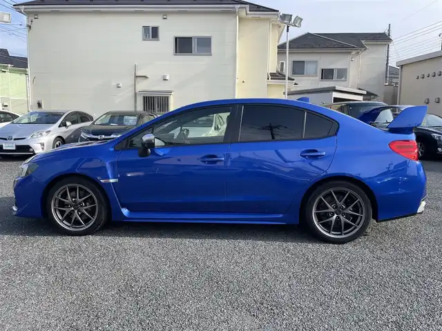スバル ＷＲＸ ＳＴＩ STI タイプS 青森県 2015(平27)年 7.5万km WRブルーパール ・タイミングベルトＲ７年６月交換済み/・社外ナビ/・フルセグTV/・ETC/・アドバンスパッケージ//ハイビームアシスト//リアビークルデテクション//サイドカメラ/・バックカメラ/・大型リアウィング/・プッシュスタート/・スマートキー×２/・ハーフレザーシート/・パワーシート/・オートライト/・フォグライト/・ウィンカーミラー/・純正18インチアルミ/・純正サスペンション/・社外フロアマット/・社外マフラー積込み