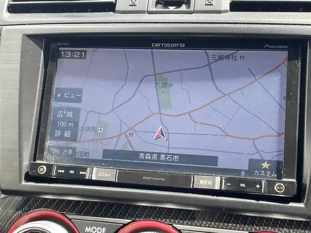 スバル ＷＲＸ ＳＴＩ STI タイプS 青森県 2015(平27)年 7.5万km WRブルーパール ・タイミングベルトＲ７年６月交換済み/・社外ナビ/・フルセグTV/・ETC/・ブラインドスポットモニター/・バックカメラ/サイドカメラ/・大型リアウィング/・プッシュスタート/・スマートキー×２/・ハーフレザーシート/・パワーシート/・オートライト/・フォグライト/・ウィンカーミラー/・純正18インチアルミ/・純正サスペンション/・社外フロアマット/・社外マフラー積込み