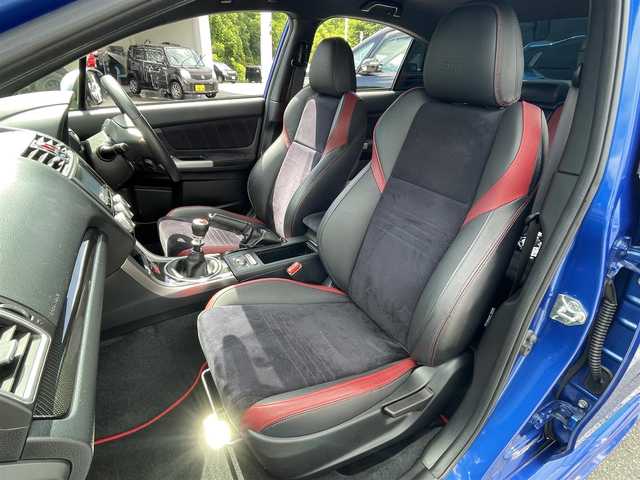 スバル ＷＲＸ ＳＴＩ STI タイプS 青森県 2015(平27)年 7.5万km WRブルーパール ・タイミングベルトＲ７年６月交換済み/・社外ナビ/・フルセグTV/・ETC/・ブラインドスポットモニター/・バックカメラ/サイドカメラ/・大型リアウィング/・プッシュスタート/・スマートキー×２/・ハーフレザーシート/・パワーシート/・オートライト/・フォグライト/・ウィンカーミラー/・純正18インチアルミ/・純正サスペンション/・社外フロアマット/・社外マフラー積込み