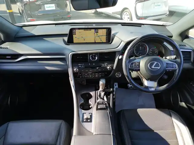 レクサス ＲＸ 300 Fスポーツ 茨城県 2018(平30)年 4.4万km ホワイトノーヴァガラスフレーク 純正ナビ/【AM・FM・DISC・SD・USB・BT・AUX・TV】/サンルーフ/ルーフレール/電動リアゲート/パワーシート/シートメモリ/シートヒーター/エアシート/ステアリングヒーター/パドルシフト/100V電源/レーダークルコン/ETC2.0/全方位カメラ/前後ドラレコ/前後コーナーセンサー/BSM/HUD