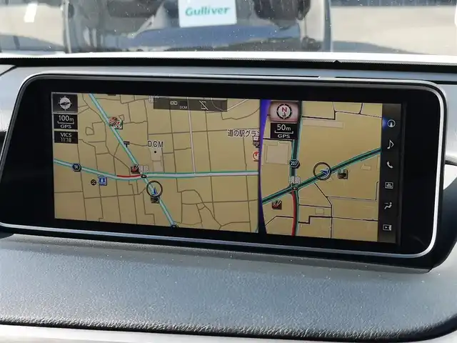 レクサス ＲＸ 300 Fスポーツ 茨城県 2018(平30)年 4.4万km ホワイトノーヴァガラスフレーク 純正ナビ/【AM・FM・DISC・SD・USB・BT・AUX・TV】/サンルーフ/ルーフレール/電動リアゲート/パワーシート/シートメモリ/シートヒーター/エアシート/ステアリングヒーター/パドルシフト/100V電源/レーダークルコン/ETC2.0/全方位カメラ/前後ドラレコ/前後コーナーセンサー/BSM/HUD