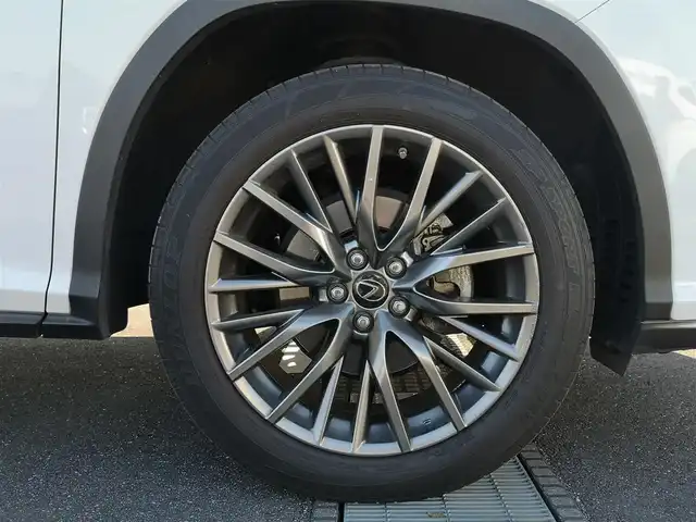 レクサス ＲＸ 300 Fスポーツ 茨城県 2018(平30)年 4.4万km ホワイトノーヴァガラスフレーク 純正ナビ/【AM・FM・DISC・SD・USB・BT・AUX・TV】/サンルーフ/ルーフレール/電動リアゲート/パワーシート/シートメモリ/シートヒーター/エアシート/ステアリングヒーター/パドルシフト/100V電源/レーダークルコン/ETC2.0/全方位カメラ/前後ドラレコ/前後コーナーセンサー/BSM/HUD