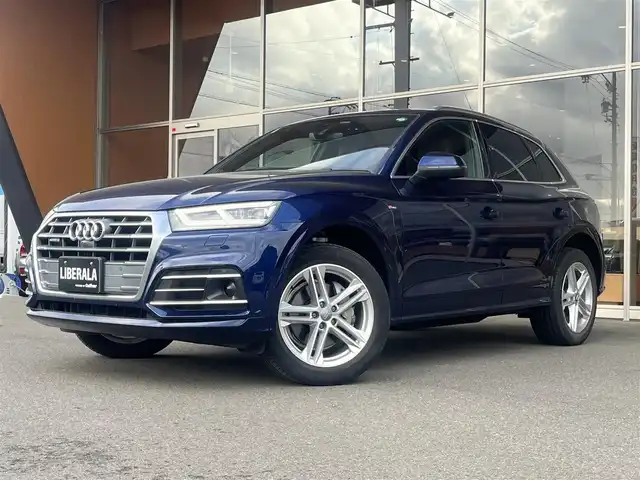 アウディ Ｑ５ 40TDIクワトロ スポーツ 岐阜県 2020(令2)年 3.8万km 青 Sラインパッケージ/　Sラインスタイル/　マルチカラーアンビエントライト/アシスタンスパッケージ/　アウディプレセンスリア/　アウディサイドアシスト/　バーチャルコックピット/マトリクスLEDヘッドライトパッケージ/　ダイナミックターンインジゲーター/　ヘッドライトウォッシャー/アダプティブクルーズコントロール/アクティブレーンアシスト/アウディプレセンスシティ/MMIナビゲーション/Audi connec/スマートフォンインターフェイス/AppleCarPlay/Android Auto/TVチューナー/Bluetooth/全方位カメラ