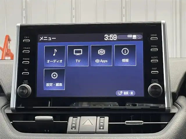 トヨタ ＲＡＶ４ ハイブリットG 福岡県 2021(令3)年 5.3万km ホワイトパールクリスタルシャイン ・ディスプレイオーディオ/（BLUETOOTH/フルセグ/・ビルトインETC/・アラウンドビューモニター/・ドライブレコーダー/・デジタルインナーミラー/・ハンドルヒーター/・シートヒーター/・クリアランスソナー/・レーンキープアシスト/・衝突軽減システム/・ブラインドスポットモニター/・リヤクロストラフィックアラート/・パーキングサポートブレーキ/・ロードサインアシスト/・電動格納ミラー