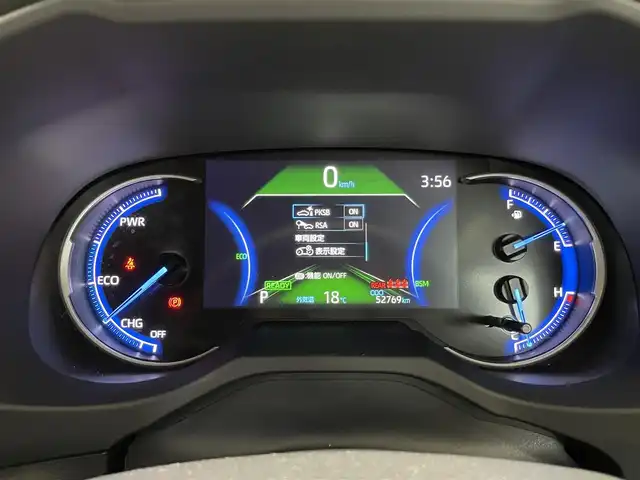 トヨタ ＲＡＶ４ ハイブリットG 福岡県 2021(令3)年 5.3万km ホワイトパールクリスタルシャイン ・ディスプレイオーディオ/（BLUETOOTH/フルセグ/・ビルトインETC/・アラウンドビューモニター/・ドライブレコーダー/・デジタルインナーミラー/・ハンドルヒーター/・シートヒーター/・クリアランスソナー/・レーンキープアシスト/・衝突軽減システム/・ブラインドスポットモニター/・リヤクロストラフィックアラート/・パーキングサポートブレーキ/・ロードサインアシスト/・電動格納ミラー