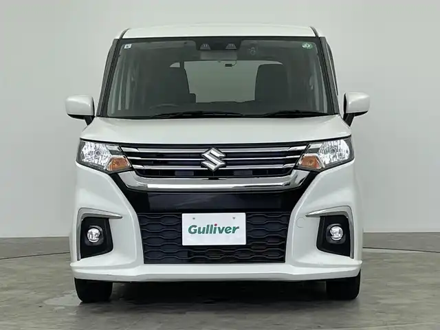 スズキ ソリオ HV MX 群馬県 2021(令3)年 4.7万km ピュアホワイトP 社外７インチナビ　バックカメラ　レーダークルーズコントロール　片側パワースライドドア　シートヒーター　純正１５インチＡＷ　ステアリングリモコン　コーナーセンサー　スマートキー　ＥＴＣ　禁煙車