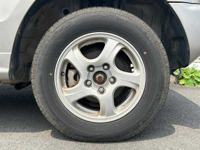 三菱 パジェロ ミニ V 静岡県 2001(平13)年 13.7万km シンフォニックシルバー ５速ＭＴ/４ＷＤ/純正アルミホイール/ルーフレール/純正フロアマット/背面タイヤ/ダブルエアバック/リモコンキー/パワーステアリング/パワーウィンドウ/ＡＢＳ