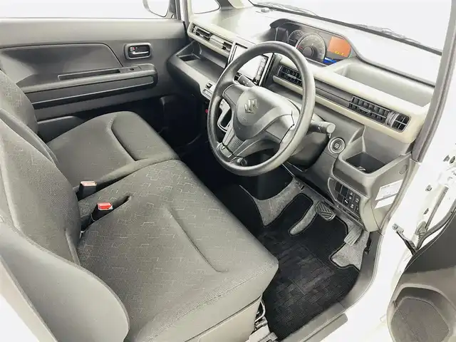 スズキ ワゴンＲ HYBRID FX 福島県 2022(令4)年 1.6万km スペリアホワイト 車線逸脱警報装置/デュアルセンサーブレーキサポート/社外7インチナビ/・型番：AVIC-RW303/・ワンセグTV/SD/iPod/AUX/・ETC/ベンチシート/・D席シートヒーター/プッシュスタート/・スマートキー/オートライト/パークトロニックセンサー/スタッドレスタイヤ純正ホイール付（積込み）
