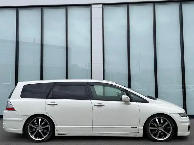 ホンダ オデッセイ M エアロ HDDナビスペシャル 大阪府 2008(平20)年 8.9万km プレミアムホワイトパール 純正メーカーナビ/   ＴＶ／ＡＭ／ＦＭ／ＣＤ／ＤＶＤ/バックモニター/ステアリングスイッチ/ＥＣＯＮモード/純正１９インチアルミホイール/純正フロアマット/ドアバイザー/ＥＴＣ/ＬＥＤヘッドライト