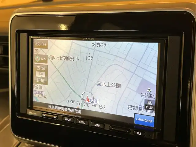 スズキ スペーシア ギア HYBRID XZターボ 群馬県 2020(令2)年 5.5万km オフブルーメタリック/ガンメタリック2トーンルーフ スズキセーフティサポート/・車線逸脱警報機能/・デュアルセンサーブレーキサポート/・横滑り防止/・パーキングソナー/・オートライト/・クルーズコントロール/純正14インチAW/インタークーラーターボ/アイドリングストップ/両側パワースライドドア/社外ナビ/　AM/FM/CD/ワンセグ/Bluetooth/シートヒーター/社外ドライブレコーダー/フルフラットシート/MT付きAT/ルーフレール/LEDヘッドライト/W・サイドエアバッグ/AAC/スマートキー/プッシュスタート
