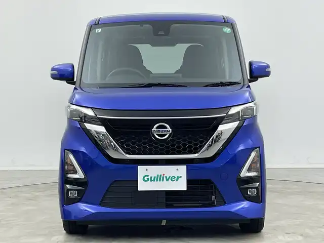 日産 ルークス HWS X プロパイロットED 新潟県 2022(令4)年 5.4万km アトランティックブルー 純正メモリナビ【MJ121D-W】/　フルセグTV/Bluetooth/CD/USB/プロパイロット/レーダークルーズコントロール/衝突被害軽減ブレーキ/レーンキープアシスト/コーナーセンサー/片側パワースライドドア/アラウンドビューモニター/ビルトインETC/アイドリングストップ/LEDヘッドライト/オートライト/禁煙車