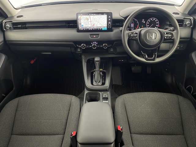 ホンダ ヴェゼル G 栃木県 2023(令5)年 2.9万km クリスタルブラックパール 純正9インチナビ/（BT/TV/Apple CarPlay/Android Auto/AM/FM)/ホンダセンシング/・衝突軽減ブレーキ/・誤発進抑制/・歩行者事故低減ステアリング/・車線逸脱抑制機能/・レーダークルーズコントロール/・パーキングサポートブレーキ/・標識認識/・先行車発進お知らせ/ワイヤレス充電/ETC2.0/前後ドライブレコーダー/電動格納ミラー/ステアリングスイッチ/純正ホイール/プッシュスタート/スマートキー