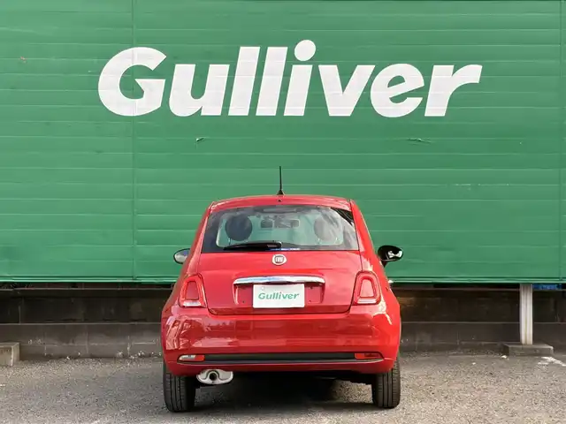 フィアット ５００ 1．2 カルト 東京都 2022(令4)年 2.5万km パソドプレレッド ワンオーナー/純正ディスプレイオーディオ/・Bluetooth/USB/ドライブレコーダー(前後)/MTモード/パドルシフト/ステアリングスイッチ/革巻きステアリング/ETC2.0/取扱説明書/保証書/記録簿