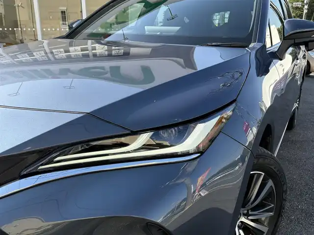 トヨタ ハリアー ハイブリッド G 愛知県 2021(令3)年 3.8万km スレートグレーメタリック ワンオーナー/純正ナビ/フルセグテレビ/BSM/クルコン/デジタルインナーミラー/コーナーセンサー/ビルトインETC/パワーバックドア/パワーシート/バックカメラ/純正アルミホイール/ハーフレザーシート/Bluetooth/オートライト/プッシュスタート/USB端子/取説、保証書、ナビ取説、スペアキー有り。