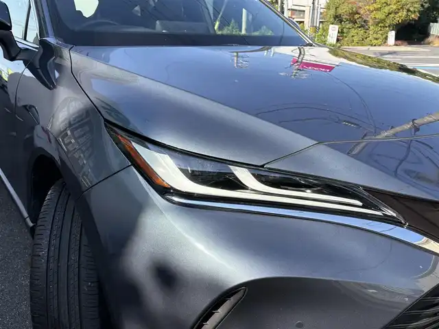 トヨタ ハリアー ハイブリッド G 愛知県 2021(令3)年 3.8万km スレートグレーメタリック ワンオーナー/純正ナビ/フルセグテレビ/BSM/クルコン/デジタルインナーミラー/コーナーセンサー/ビルトインETC/パワーバックドア/パワーシート/バックカメラ/純正アルミホイール/ハーフレザーシート/Bluetooth/オートライト/プッシュスタート/USB端子/取説、保証書、ナビ取説、スペアキー有り。