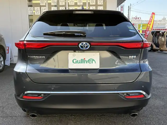 トヨタ ハリアー ハイブリッド G 愛知県 2021(令3)年 3.8万km スレートグレーメタリック ワンオーナー/純正ナビ/フルセグテレビ/BSM/クルコン/デジタルインナーミラー/コーナーセンサー/ビルトインETC/パワーバックドア/パワーシート/バックカメラ/純正アルミホイール/ハーフレザーシート/Bluetooth/オートライト/プッシュスタート/USB端子/取説、保証書、ナビ取説、スペアキー有り。