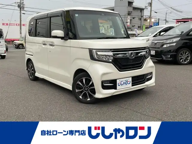 ホンダ Ｎ ＢＯＸ カスタム G L ホンダセンシング 和歌山県 2018(平30)年 8.4万km プレミアムホワイトパールⅡ (株)IDOMが運営する【じしゃロン和歌山店】の自社ローン専用車両になります。こちらは現金またはオートローンご利用時の価格です。自社ローンご希望の方は別途その旨お申付け下さい/社外ナビ/CD/DVD/フルセグ/Bluetooth/両側パワースライドドア/横滑り防止装置/コーナーセンサー/レーンアシスト/エマージェンシーブレーキ/アイドリングストップ/バックカメラ/ETC