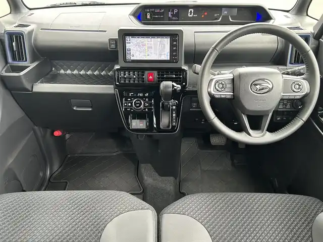 ダイハツ タント カスタム RS 福島県 2022(令4)年 1.2万km シャイニングホワイトパール 4WD/ターボ/純正ナビゲーション/型番：NMZN-W72D/【CD/DVD/SD/USB/BT/TV】/アラウンドビューモニター/バックカメラ/純正ドライブレコーダー/ビルトインETC/両側電動スライドドア/シートバックテーブル/リアドアサンシェード/LEDオートライト/LEDフォグランプ/純正ラバーマット/ドアバイザー