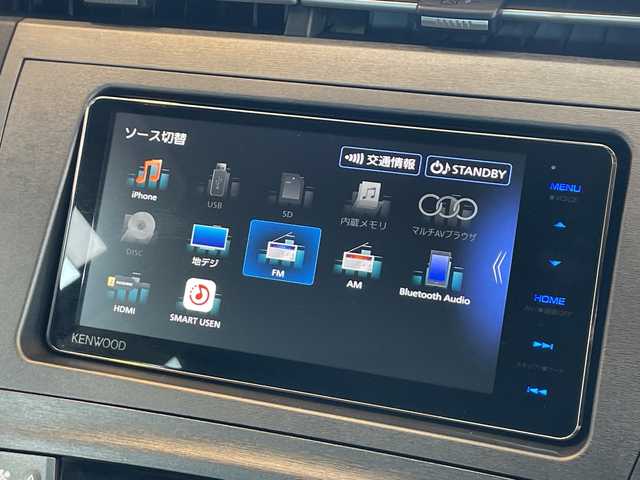 トヨタ プリウス S ツーリングセレクション 静岡県 2013(平25)年 7.7万km ホワイトパールクリスタルシャイン ワンオーナー/社外ナビ（MDV-S711HDW）/フルセグテレビ/ステアリングスイッチ/ビルトインETC/オートライト/純正17インチAW/スマートキー/スペアキー/保証書/取説