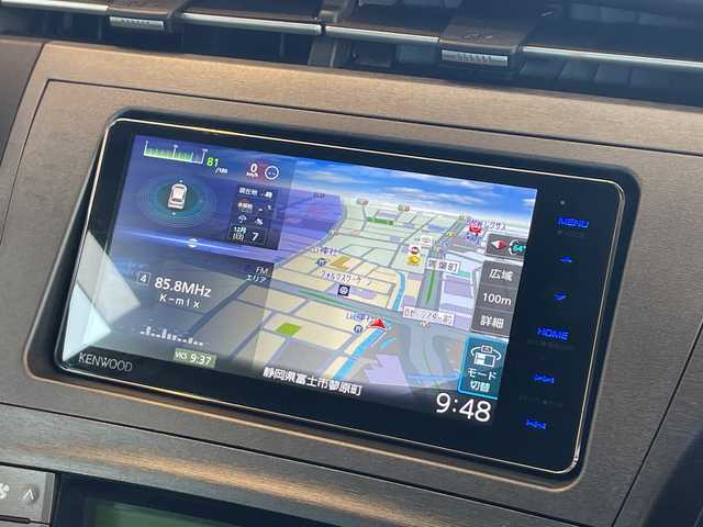 トヨタ プリウス S ツーリングセレクション 静岡県 2013(平25)年 7.7万km ホワイトパールクリスタルシャイン ワンオーナー/社外ナビ（MDV-S711HDW）/フルセグテレビ/ステアリングスイッチ/ビルトインETC/オートライト/純正17インチAW/スマートキー/スペアキー/保証書/取説