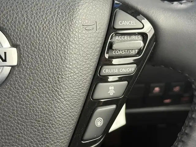 日産 エルグランド 250ハイウェイスターS 愛知県 2021(令3)年 1.8万km 黒 純正OP NISMO　フロントエアロパーツ/純正ワイドナビ/（Bluetooth/フルセグTV/SD/HDMI/CD/DVD/Blu-ray/AM・FM）/全方位カメラ/両側パワースライドドア/パワーバックドア/ハーフレザー/ブラインドスポットモニター/ETC/ドラレコ/純正フロアマット/オートライト/スマートキー/ステアリングリモコン/衝突軽減システム/ACC/テレビキャンセラー/プッシュスタート/純正AW/サンシェード/オットマン