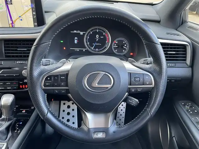 レクサス ＲＸ 300 Fスポーツ 福岡県 2020(令2)年 3.3万km グラファイトブラックガラスフレーク ワンオーナー/純正メーカーナビ/フルセグTV/Bluetooth対応/サンルーフ/クルーズコントロール/パドルシフト/360度カメラ/バックカメラ/ブラインドスポットモニター/シートヒーター（前席・後席）/エアーシート（前席）/ステアリングヒーター/パワーバックドア/パワーシート（運転席メモリ付）/レザーシート/ビルトインETC/純正フロアマット/純正アルミホイール/プッシュスタート/禁煙車/取扱説明書/スペアキー/スマートキー