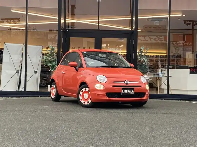 フィアット ５００ ツインエア カルト 福岡県 2022(令4)年 2.1万km ビタミニックオレンジ ・1オーナー/・クルーズコントロール/・純正ディスプレイオーディオ/Bluetooth/USB/・バックカメラ/・ドライブレコーダー/・ETC/・保証書/・取扱説明書/・スペアキー