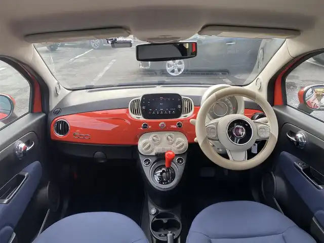 フィアット ５００ ツインエア カルト 福岡県 2022(令4)年 2.1万km ビタミニックオレンジ ・1オーナー/・クルーズコントロール/・純正ディスプレイオーディオ/Bluetooth/USB/・バックカメラ/・ドライブレコーダー/・ETC/・保証書/・取扱説明書/・スペアキー