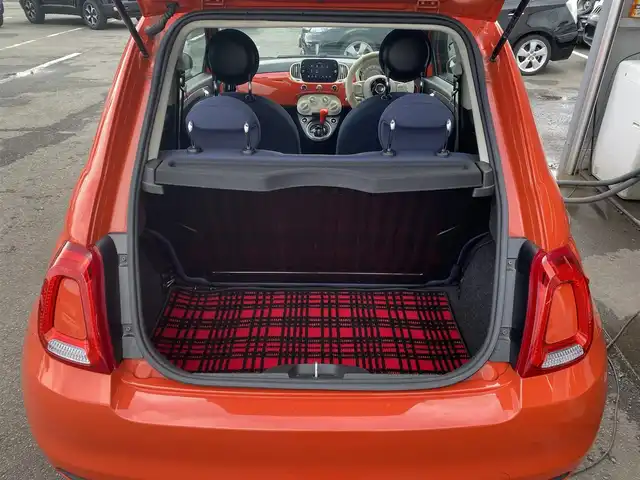 フィアット ５００ ツインエア カルト 福岡県 2022(令4)年 2.1万km ビタミニックオレンジ ・1オーナー/・クルーズコントロール/・純正ディスプレイオーディオ/Bluetooth/USB/・バックカメラ/・ドライブレコーダー/・ETC/・保証書/・取扱説明書/・スペアキー